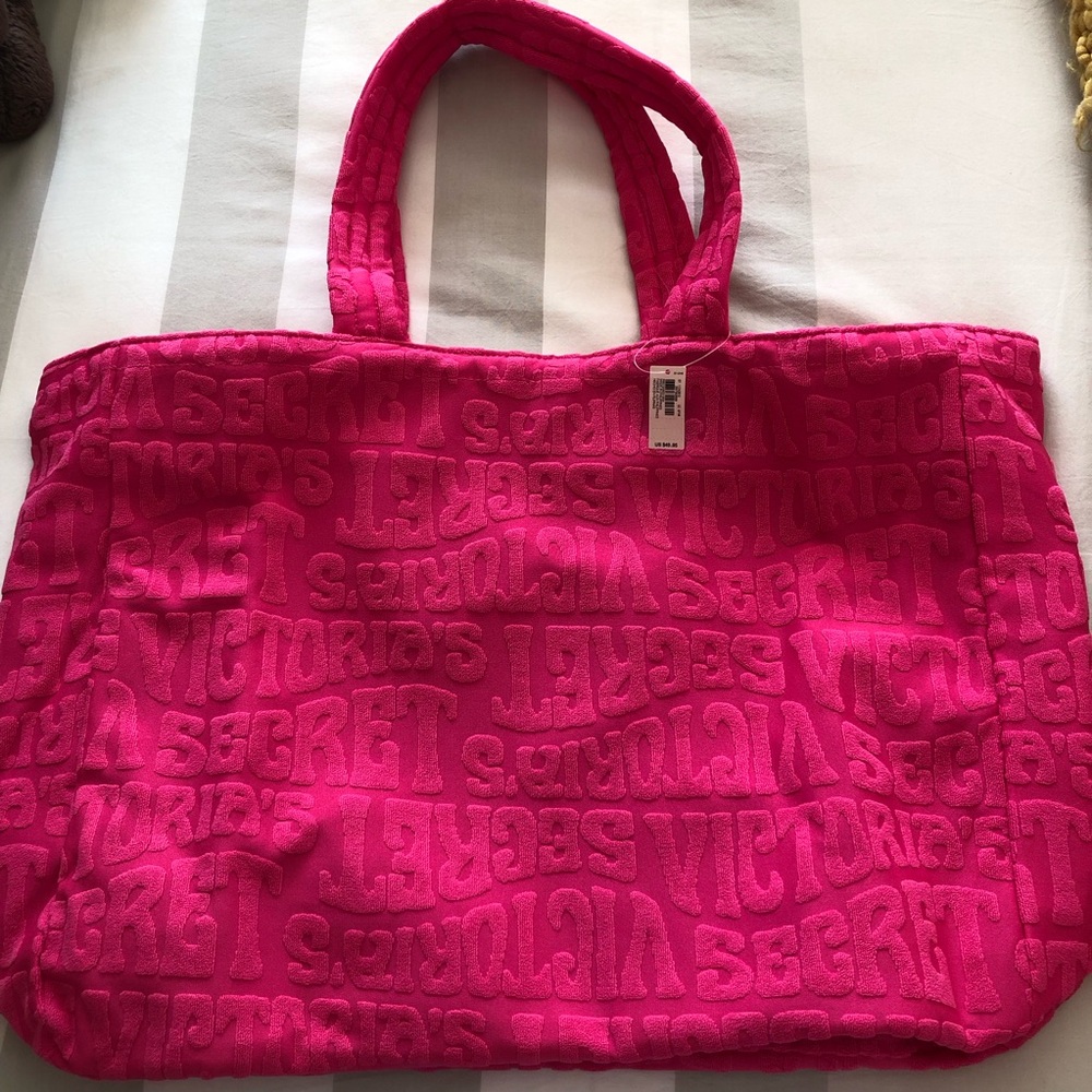 Hot pink Victoria secret weekend bag